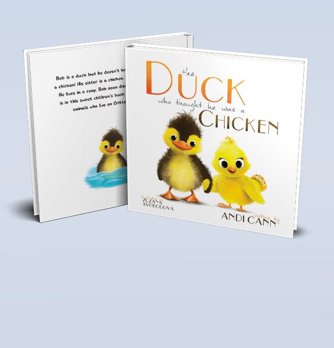 DuckChicken cover mockup portfolio