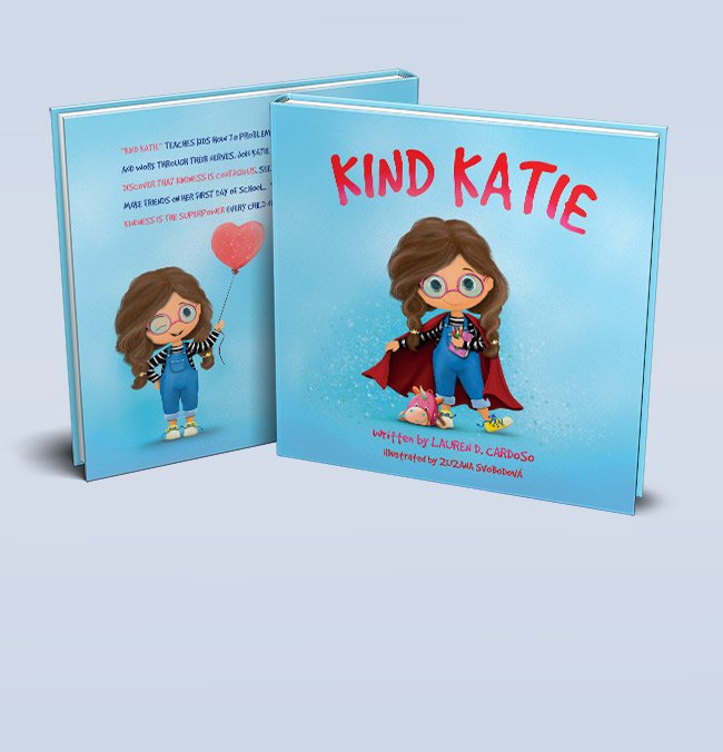 Kind Katie cover mockup portfolio