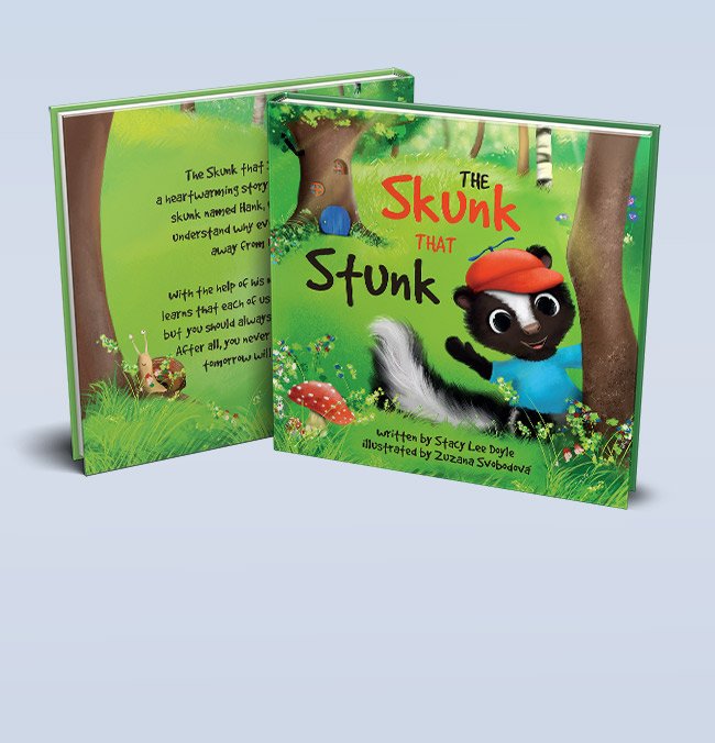 Skunk Stunk cover mockup portfolio