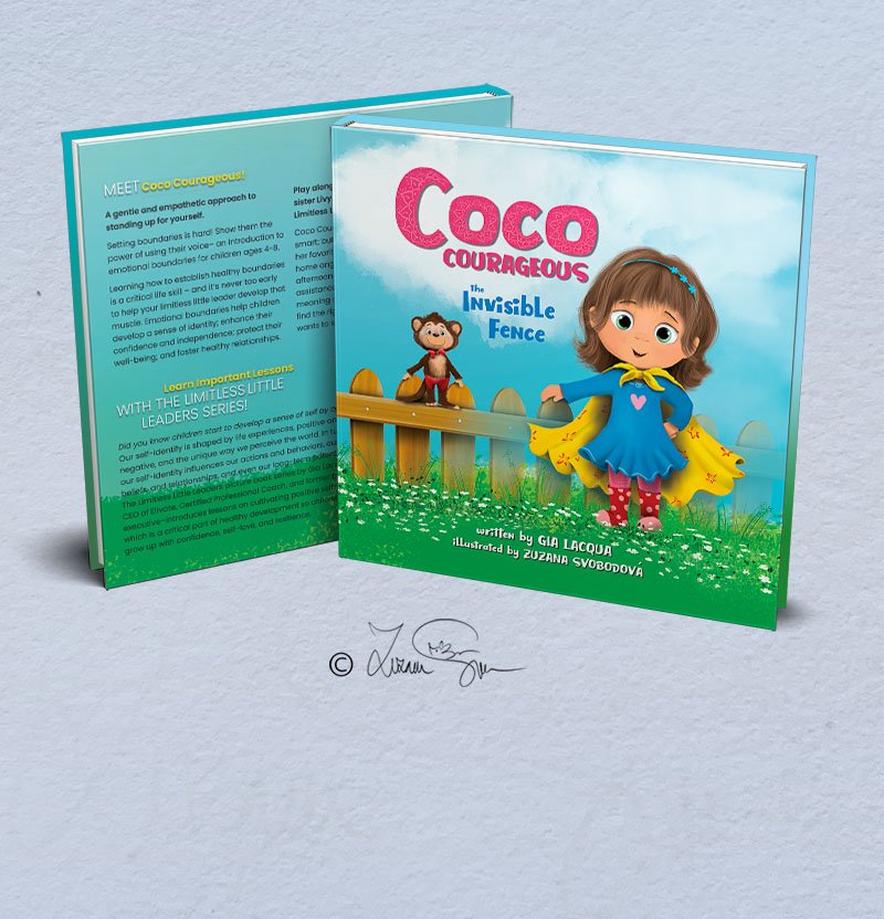 COCO COURAGEOUS cover mockup portfolio