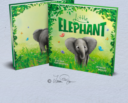 LITTLE ELEPHANT cover mockup portfolio