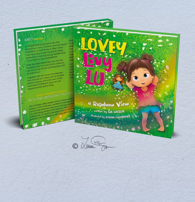 LOVEY LIVY LU cover mockup portfolio