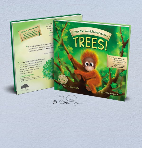 What the World Needs Now Trees cover mockup portfolio