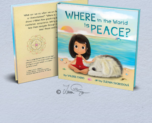 Where in the world is peace cover mockup portfolio