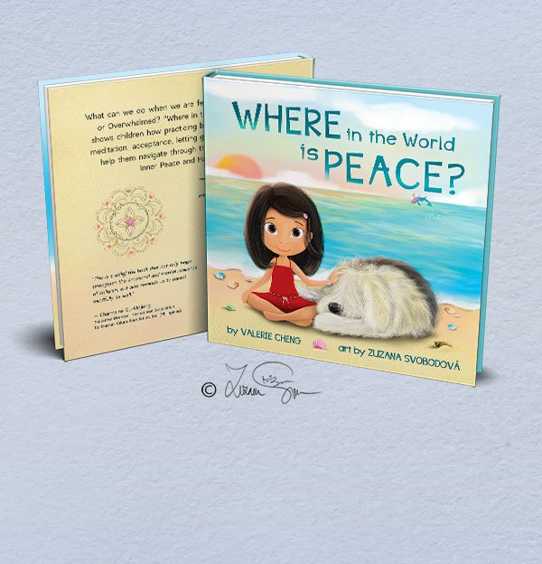 Where in the world is peace cover mockup portfolio