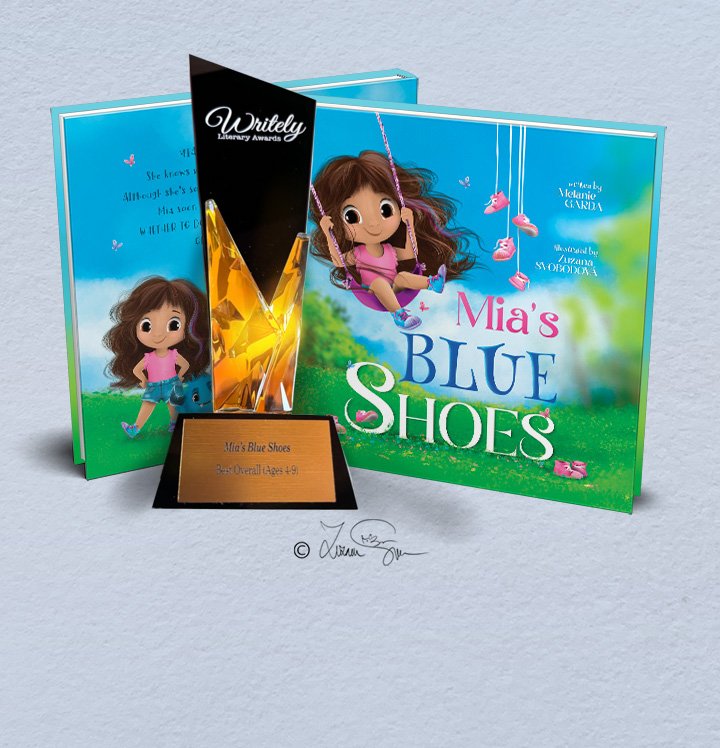 Mia Blue Shoes cover prize