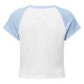 womens micro rib raglan baby tee white baby blue back 69372a2aba5cc