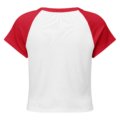 womens micro rib raglan baby tee white red back 69372a2ab9cc8
